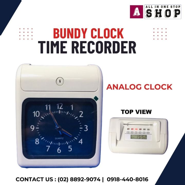 Electronic Time Recorder Time Attendance Bundy Clock Payroll Free ...