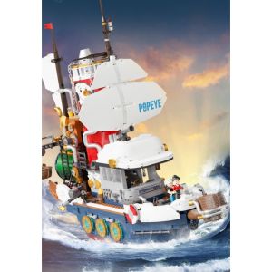 [Pantasy Popeye Olive Stereoscopic Building Blocks]Popeye Diorama collectible building sets for adults idea building blocks birthday gift for teens