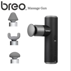 breo S1 Mini Muscle Recovery Massager – Portable Deep Tissue Quiet 3 Interchangeable Heads