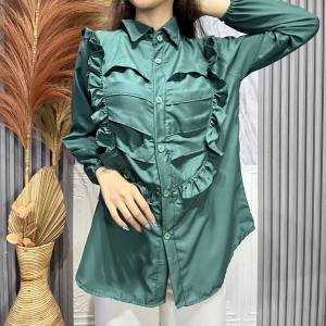 SHINE FASHION - SEKAR BLOUSE RUFFLE ATASAN WANITA / SHIRT ATASAN WANITA -PN