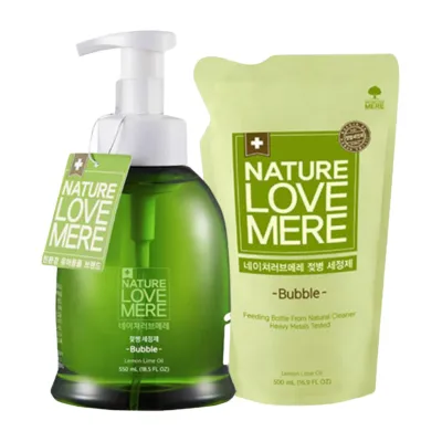 NatureLoveMere - Baby Bubble Bottle Cleanser Bundle 1.05L