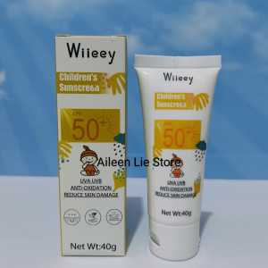Sunscreen Wiieey Sun Block Bayi Anak dan Dewasa SPF50+ UVB+UVA Anti Air 40 Gram