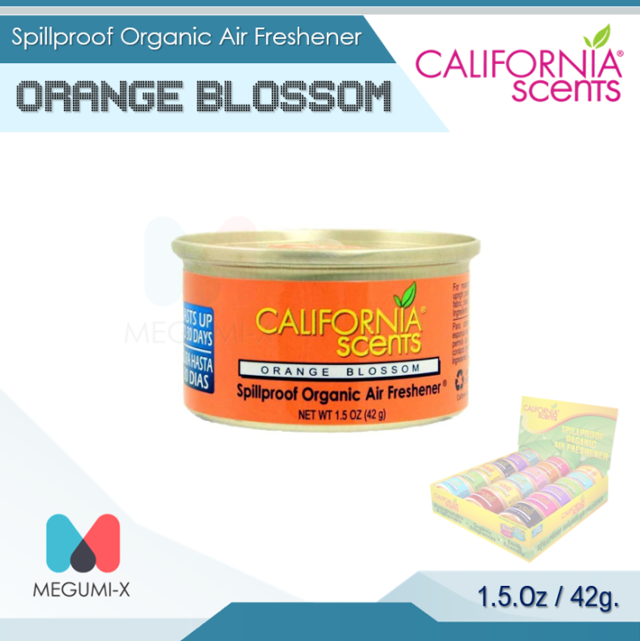 California Car Scents / Car Air Fresheners (ORANGE BLOSSOM SCENTS
