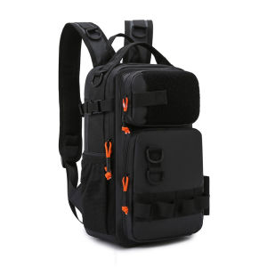 Outdoor Hiking Shoulder Camping Climbing Rucksack Mens Molle Multi-functional Fishing Lure Backpack with Rod Holders Chest Bag2026