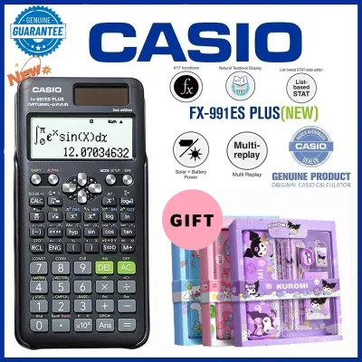 Scientific Calculator CASIO Fx-991ES plus Solar portable rechargeable calculator Stationery set