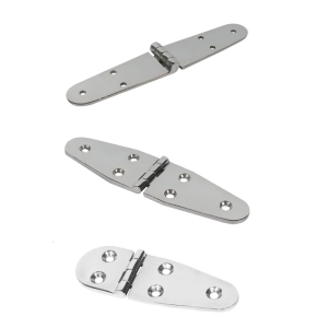 Casting Solid Door Hinges Marine Grade Stainless Steel MirrorPolished Heavy Duty Hinges for Boats/Yachts/Doors