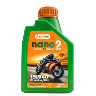 Dầu nhớt xe máy PETROLUB NANO2 15W40 4T - 1L/ 08L