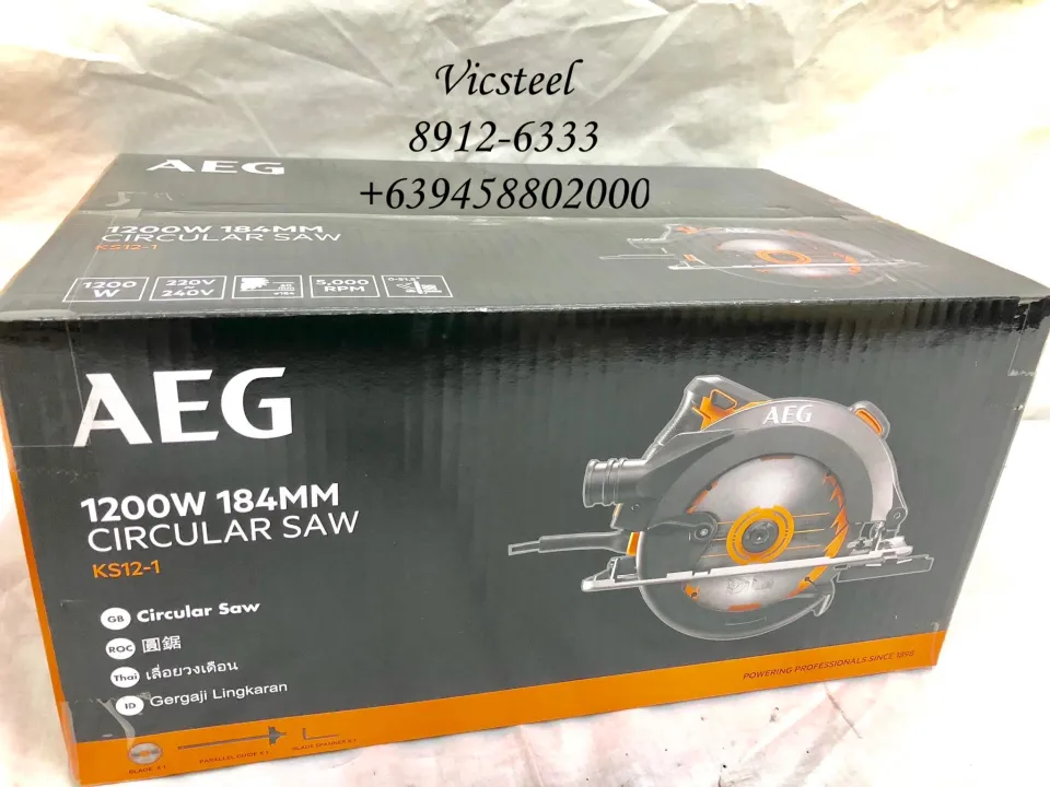 AEG KS12 1 1200W 184MM CIRCULAR SAW Lazada PH