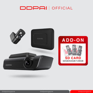 DDPAI X5 Pro Dash Cam 4K UHD Dual Cam Recorder WiFi DVR 4G Connection Dashcam