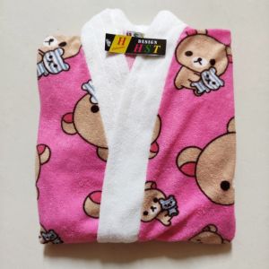 Handuk Kimono Anak Size S - XXL / 2 - 15 Tahun / Jubah Mandi Motif Cute Bear - Millieshop