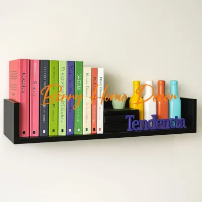 Rak Piala Rak Buku Bookshelf Tempel Gantung Dinding Estetik