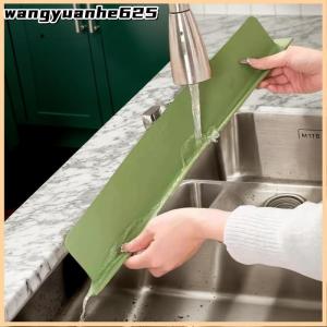 [WYH Store] COD 1pcs Silicone Kitchen Sink Water Splash Guard Washing Basin Anti-splash Stopper Waterproof Splatter Screen Bar Anti-water Board