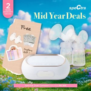 Spectra Dual Compact Double Breastpump (28mm flange size)