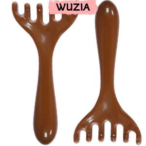 MINIYX Six-Claw Head Meridian Massage Comb Handheld Wide Tooth Back Scratcher Anti-static Massage Gua Sha Tools for Promote Blood Circulation