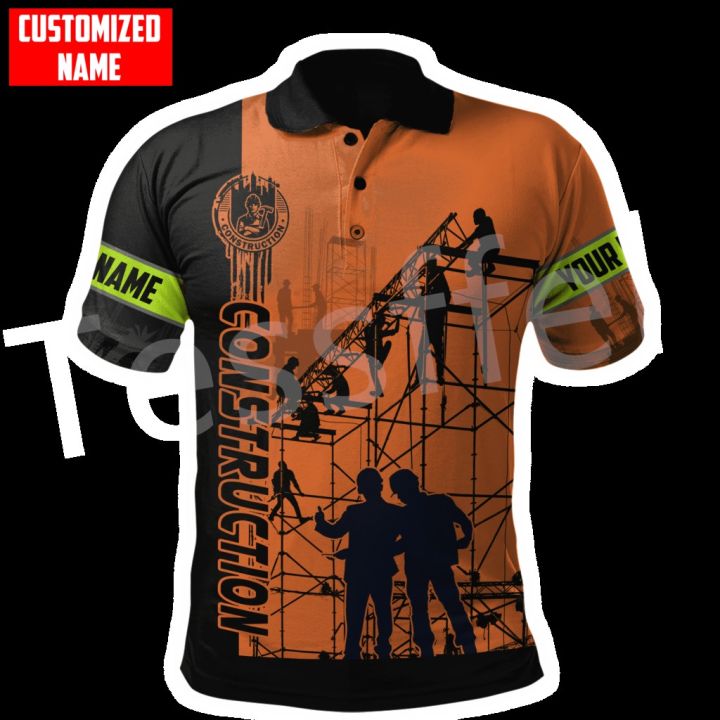 Construction shop polo shirts