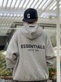FOG FEAR OF GOD Double Line ESSENTIALS Flocking Letter High Street American hooded Sweater Man. 