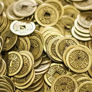 Zink Alloy Antique Five Emperor Money Anti-Kebocoran Beras Borong dan Runcit Logam Antik Duit Gangsa Aloi Tembaga Besar Runcit dan Borong