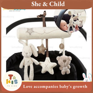 Baby Pram Rattle Stroller Rabbit Bunny Hanging Toy Bell Rattles Animal Toy 0313