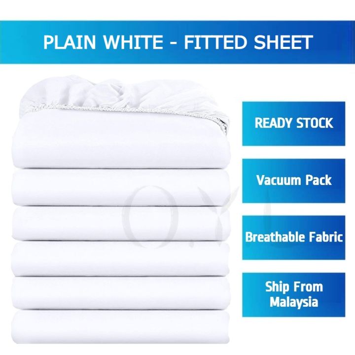plain-white-fitted-sheet-bed-sheet-cadar-all-size-for-hotel