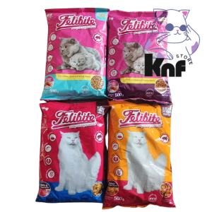 pakan kucing felibite adult & kitten rasa salmon & tuna 500g