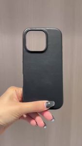 YUBO LEATHER  Personalized Oil Wax Leather Phone Case Luxury Cow Leather Case for iPhone 14 15 16 Pro Max