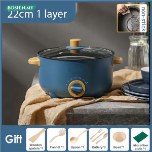Electric Cooker Multi Cooker Electric Hot Pot Electric Cooker Non Stick Rice Cooker Frying Periuk Nasi Elektrik 电煮锅 YY10