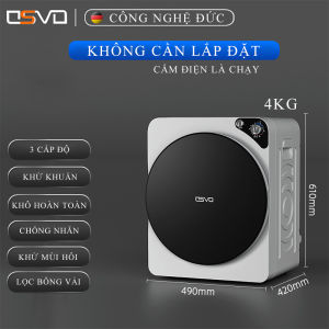 Máy sấy thông hơi Osvo 4kg máy sấy quần áo khử trùng máy sấy quần áo nhanh hoàn toàn tự động chống nhăn quần áo Bảo hành 2 năm