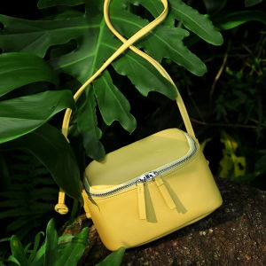 BeeeGreen Women Genuine Leather Small Shoulder Bag Fashion Box Sling Bag Daily Casual Phone Bag