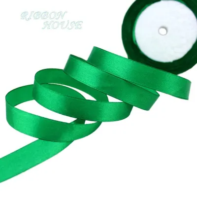(25 yards/roll) 15mm single face Satin Ribbon Webbing Decoration Gift Christmas Ribbons