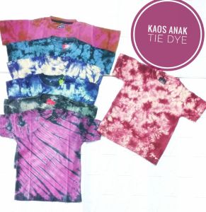 Kaos anak tie dye