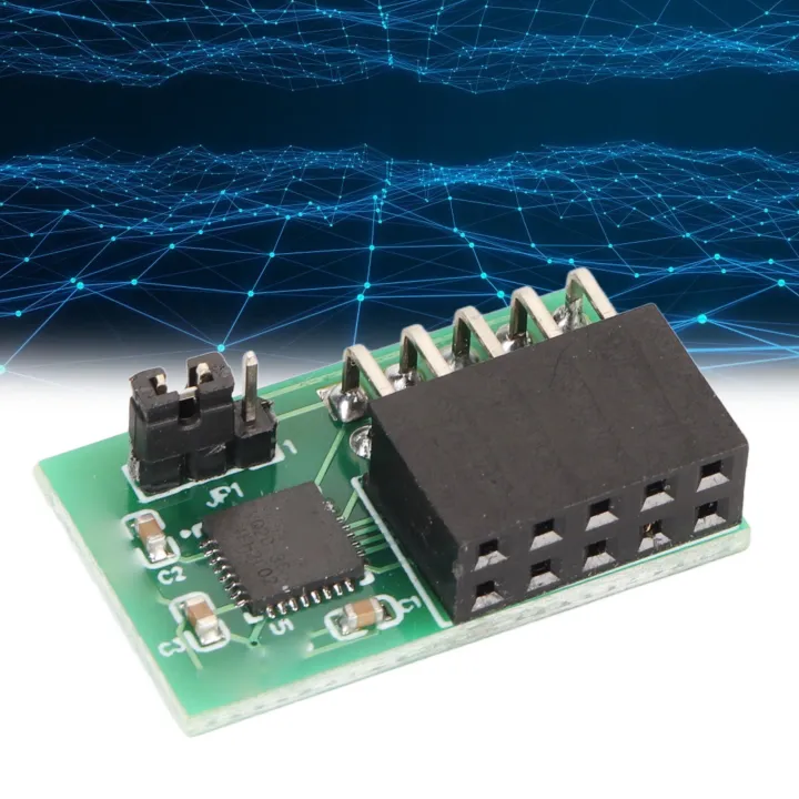 Módulo TPM2.0 Módulo De Seguridad De Cifrado TPM SPI De 12 Pines Con Slb 9672 Para Placas Base Msi Para Windows 10 11