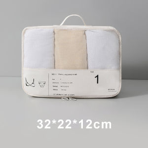 JustLiving Clothes Storage Bags Packing Cube Travel Luggage Organizer Pouch Traveling Luggage Bag In Bag Clothes Organizer Storage Bags Waterproof Organizer Packing Cubes