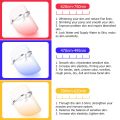 LED THERAPY MASK 3 in 1 LED Face Mask Light Therapy for Skin Rejuvenation Minimizing Pores Drying Pimples and Acne Brightening Face. 