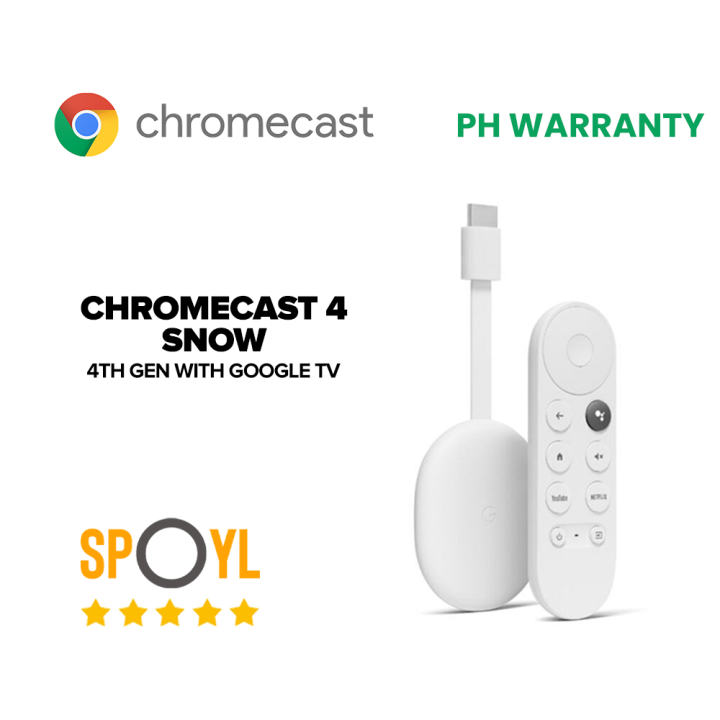 Google Chromecast 4 TV 4K / Chromecast 3 / HD 4th gen 4k & HD Streaming