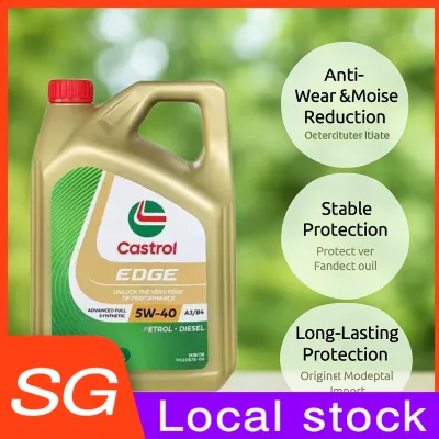 [local srock] Castrol Edge A3 5W40 Engine Oil 4 Litre