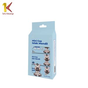 Satu Keluarga Tissue Basah Mini Karakter Travel 8IN1 C949 Tissue Basah Travel 1Pack Isi 8PCS / Tisue