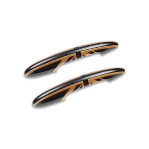 สติกเกอร์ปิดที่จับประตูรถยูเนี่ยนแจ็คสำหรับ MINI Cooper S JCW F56 Hatchback F57การตกแต่งภายนอกอุปกรณ์เสริมแต่งรถ