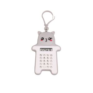 Calculator Mini Portable Motif Kartun Bear Lucu / Alat Menghitung Perkalian Penjumlahan Pengurangan Pembagian / Kalkulator Saku Ekspresi Beruang Warna Unik 8 Digit Tombol Karet Serbaguna / Perlengkapan Alat Tulis Sekolah Stationary Traveling - HOMIA