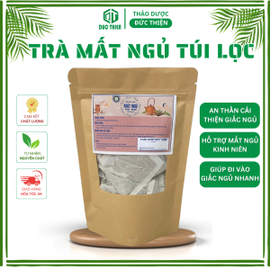 Trà Mất Ngủ Túi Lọc Đức Thiện (30 Gói) - Hỗ Trợ Mất Ngủ Kinh Niên An Thần Ngủ Ngon Ngủ Chập Chờn Phục Hồi Sức Khỏe