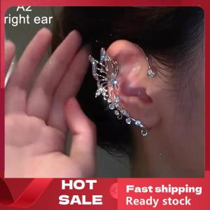 🚚【Local Express Delivery】🚚 Fashion Sparkling Elf Butterfly Ear Cuff Without Clip Earrings Elegant Ear Clip For Women Exquisite Ear Cuff Wedding Jewelry