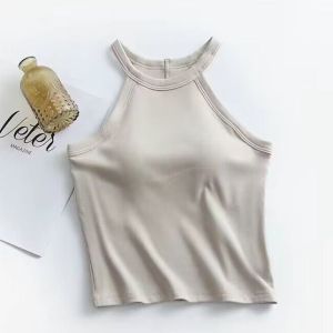 M-4XL For 40-100kg Modal Plus Size with Chest Pad Suspender Vest Womens Spring Summer Neck Inner Bottom Beauty Back Sports Sleeveless Top