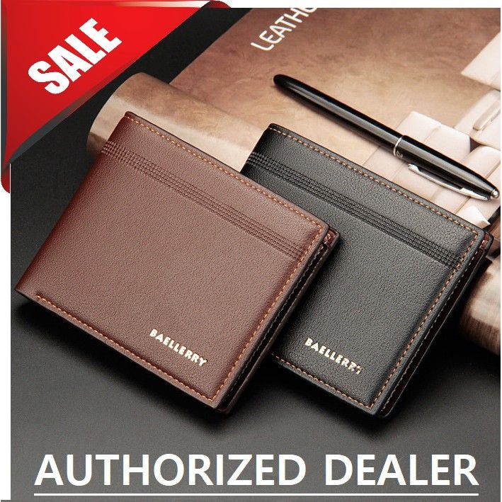 Original Baellery Leather Men's Wallet Gift DR003-1L | Lazada PH