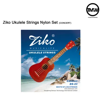Ziko Ukulele Strings Soprano Concert White Nylon String Absolute Piano Accessories The Music Works Piano Store MA3 [BULKY]