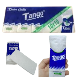 Combo 10 gói khăn giấy Tango 10 tờ 2 lớp(1 bịch)