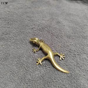 TX🏮💓🧧 Gecko Hình Trang Trí Nội Thất Nhỏ Đồ Trang Trí Đồng Cổ Động Vật Bức Tượng Nhỏ Trà Pet Bàn Trang Trí Nội Thất Phụ Kiện Trang Trí Nội Thất