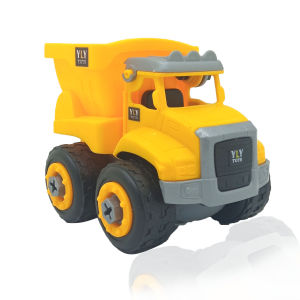 DIY Mobil Konstruksi Crane Mixer Bucket Mainan Anak Laki Laki with Box