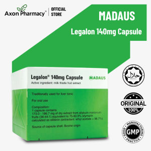 【Limited-time offer】MADAUS Legalon 140mg Capsule milk thistle fruit extract Natural Hugan Capsule (high purity 96.7%) liver health