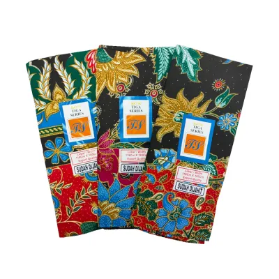 Sarung Batik Tiga Series - Sarong Kualiti Buatan Malaysia Siap Jahit Aneka Gaya Corak Warna (Assorted designs)