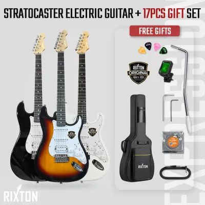 Rixton Electric Guitar Set High Quality Poplar Body Electric Guitar for beginners professionals