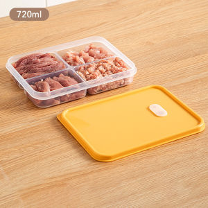 Food grade✨ Transparent fresh-keeping box✨ Refrigerator special frozen meat compartment box Frozen storage box Food preparation box
